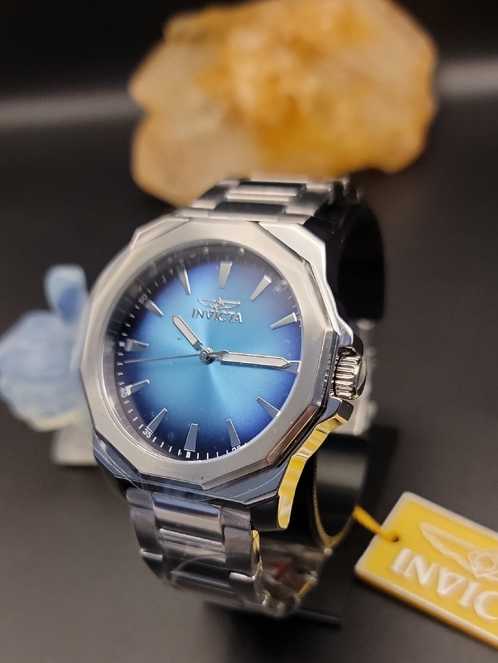 NWT 50989 Invicta Speedway Dominus Men's 42mm Watch Amazing Blue Gradient Dial